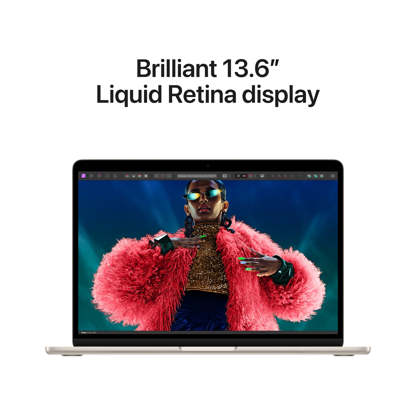 Apple MacBook Air 13-in M3 8C CPU - 10C GPU, 8GB 512GB, Starlight - MRXU3LL/A (Spring 2024) + AppleCare