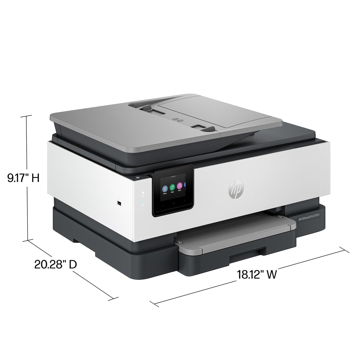 HP OfficeJet Pro 8135e All-in-One Color Printer, Copier, Scanner, Fax - 40Q35A#B1H