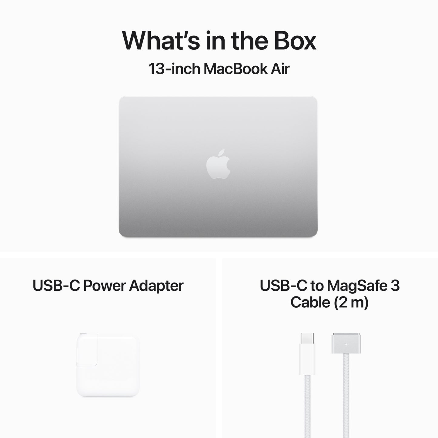 (CTO) Apple MacBook Air 13-in M3 8C CPU - 10C GPU, 24GB, 512GB, Silver, 35W Dual - (Spring 2024) - Z1B80015N