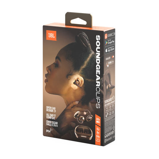 JBL Soundgear Clips Bluetooth Earbuds - Copper