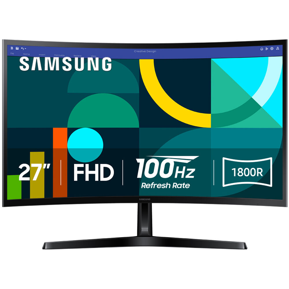Samsung S3 S36GD 27" 100 Hz Curved Monitor - LS27D368GANXZA