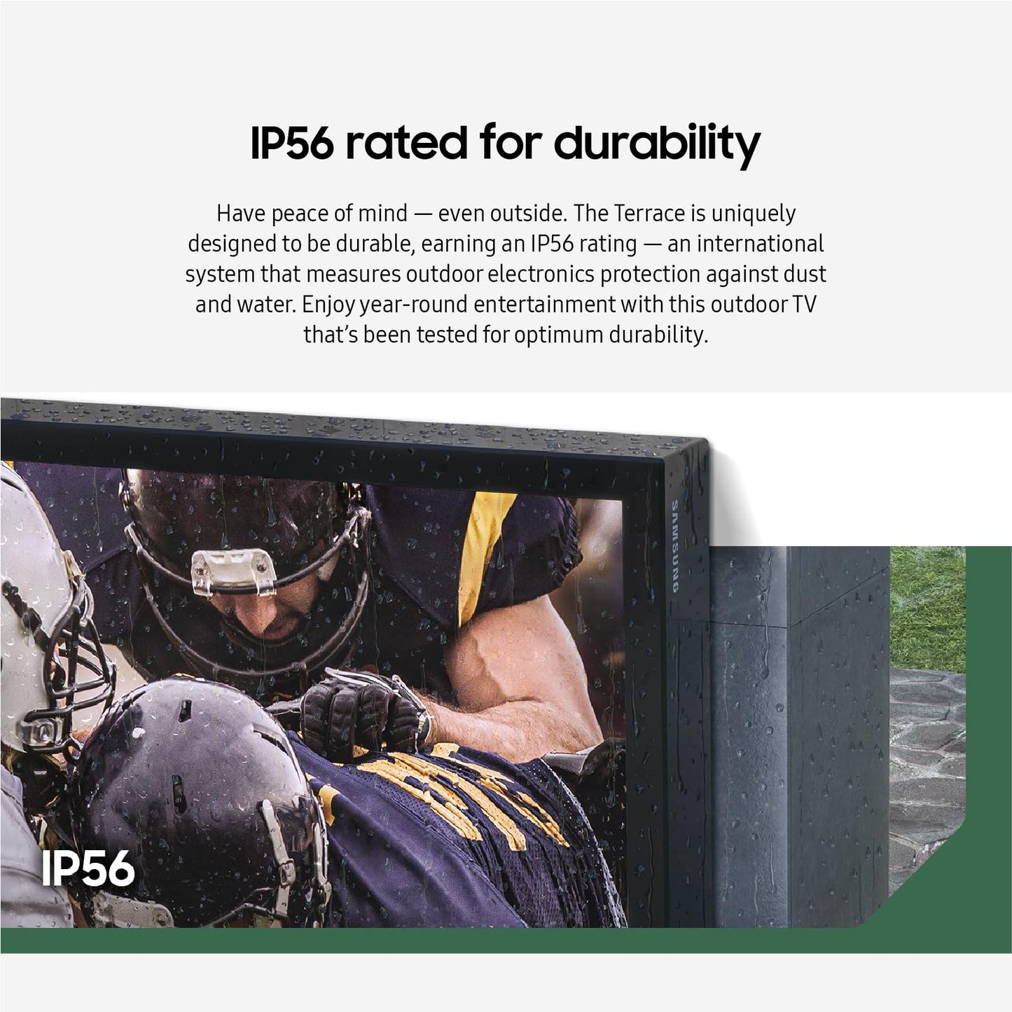 Samsung 55-in Neo QLED 4K The Terrace Partial Sun, Weatherproof, Outdoor TV, (QN55LST7DAFXZA, 2024)