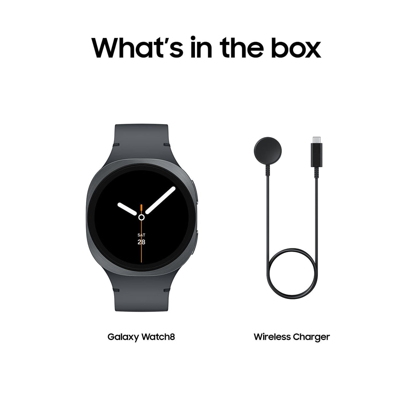 Samsung Galaxy Watch8 Aluminum Smartwatch 40mm BT - Graphite - (2025, SM-L320NDAAXAA)