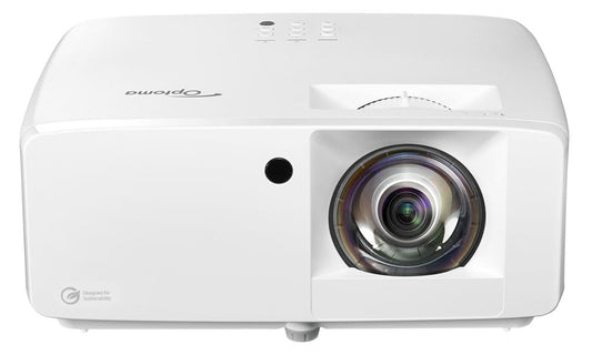 Optoma GT2100HDR Compact Short Throw Laser Home Theater and Gaming Projector, 1080p, 4K