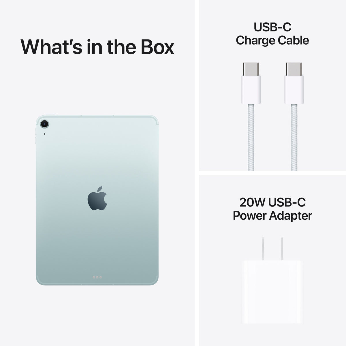 (Open Box) Apple 11-inch iPad Air (M3) - Wi-Fi + Cellular 1TB - Blue - MCG94LL/A - (7th Gen)