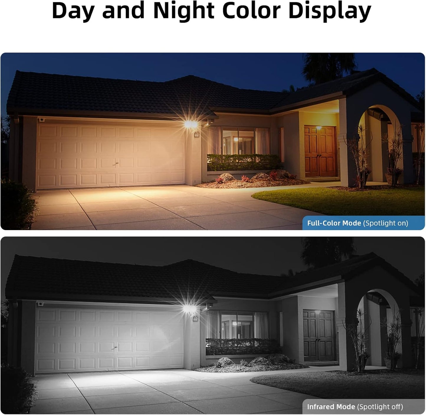 AOSU 2K Security Cameras Wireless Outdoor, Battery Powered for Home Security Cameras with PIR Human Motion Detection, Full-Color Night Vision, Spotlight & Siren, 2-Way Audio, 2.4GHz WiFi, Waterproof