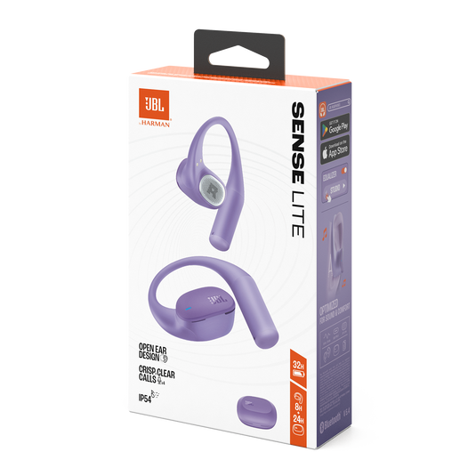 JBL Sense Lite Bluetooth Earbuds - Purple