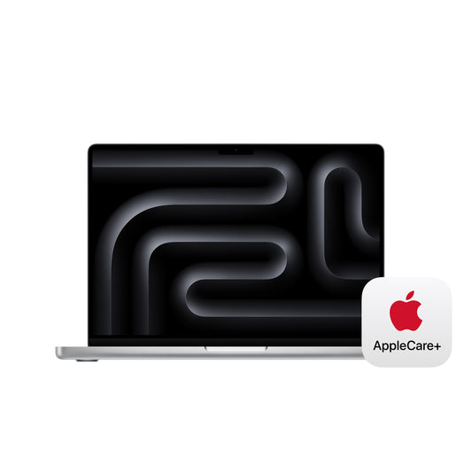 Apple MacBook Pro 14-in M3 8C CPU - 10C GPU, 16GB 1TB, Silver - MXE13LL/A (Spring 2024) + AppleCare
