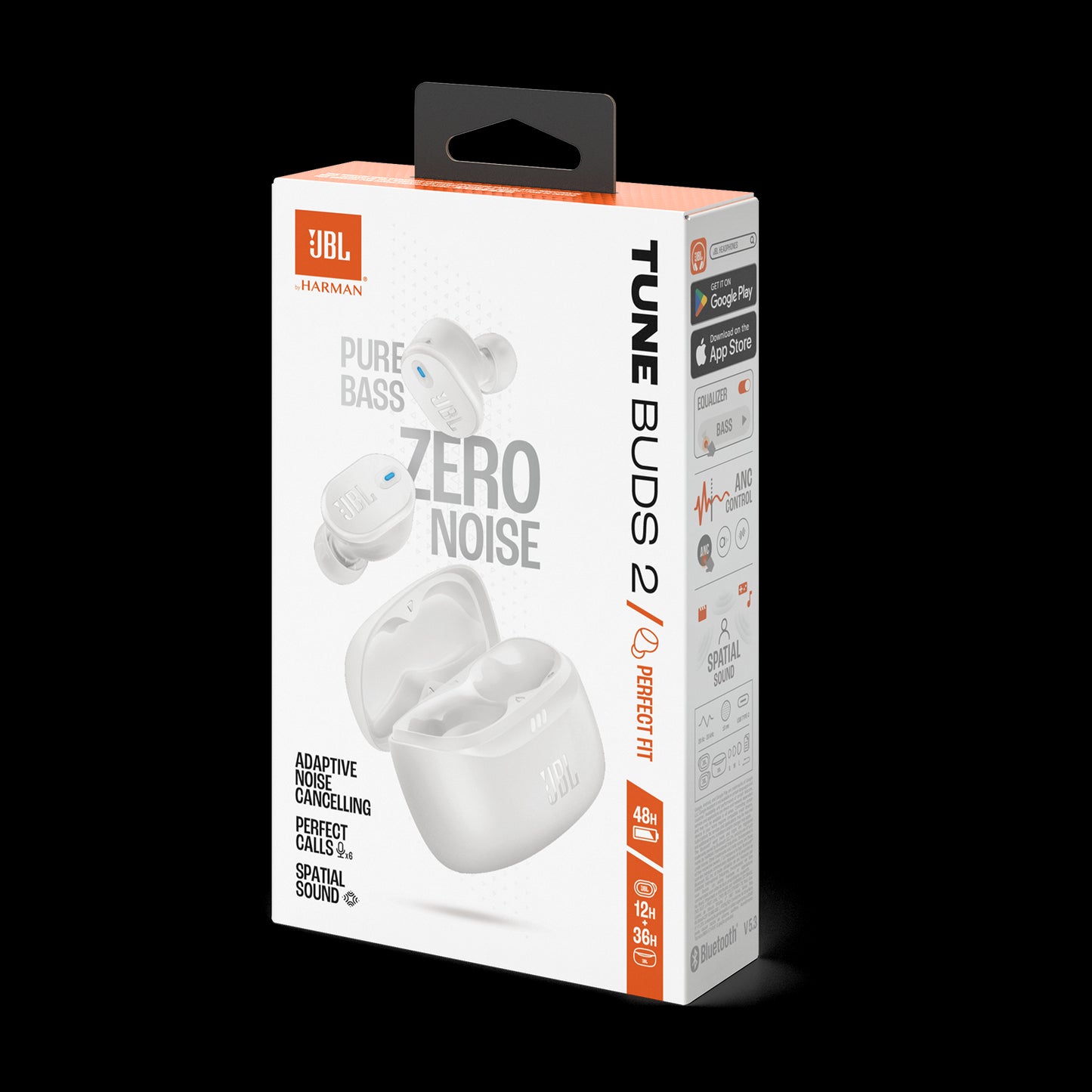 JBL Tune Buds 2 Noise Cancelling True Wireless Headphones - White