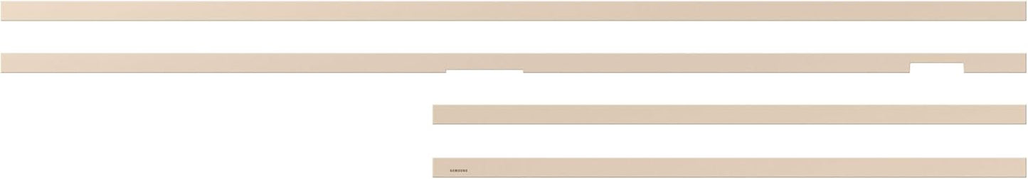 (Open Box) Samsung 65-in The Frame Customizable Bezel - Sand Gold Metal - VG-SCFF65SGMZA - (2025)