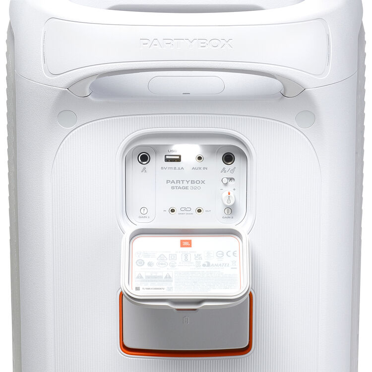 JBL PartyBox Stage 320 Bluetooth Speaker - White