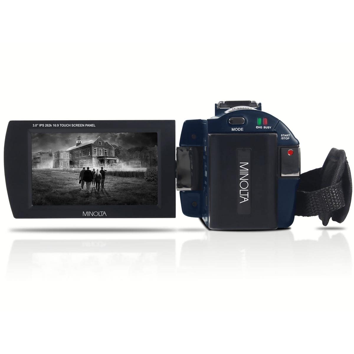 Minolta MN4K25NV 4K Ultra HD / 30 MP Night Vision Camcorder (Blue)