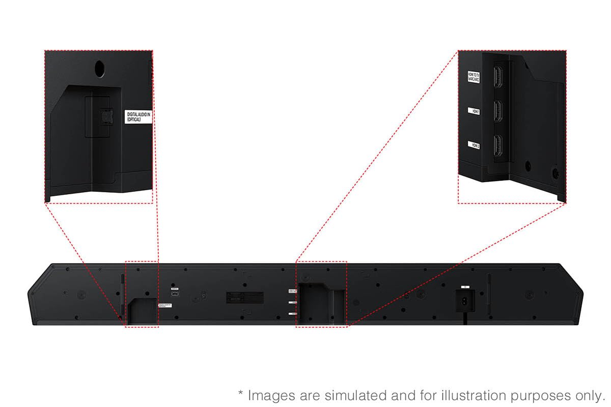 Samsung HW-Q900F 7.1.2 Channel Soundbar, 546W Dolby ATMOS 5.1ch (2025)