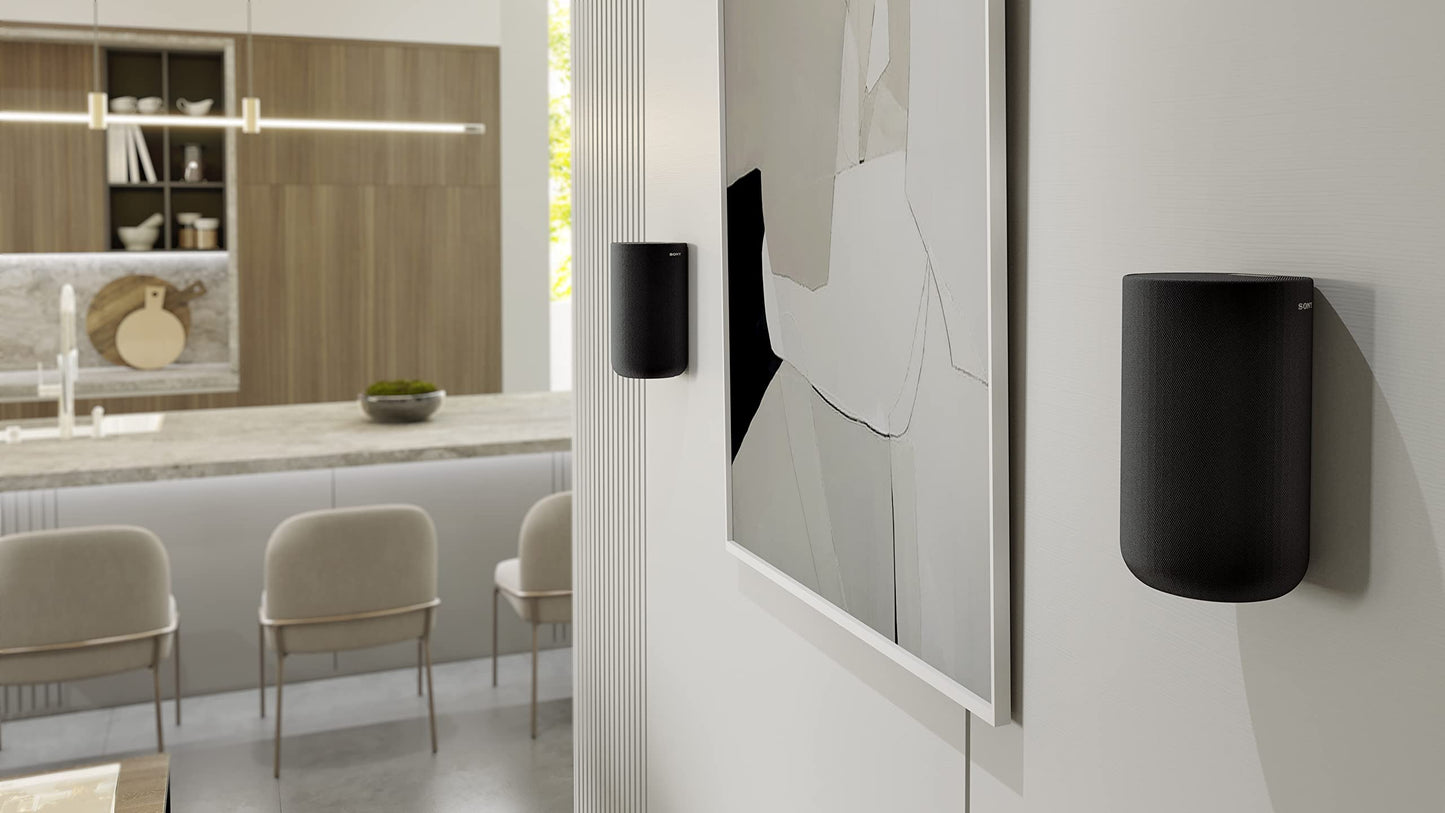 (Open Box) Sony SA-RS5 Wireless Rear Speakers with Built-in Battery for HT-A7000/A5000/A3000 and STR-AN1000 - Black