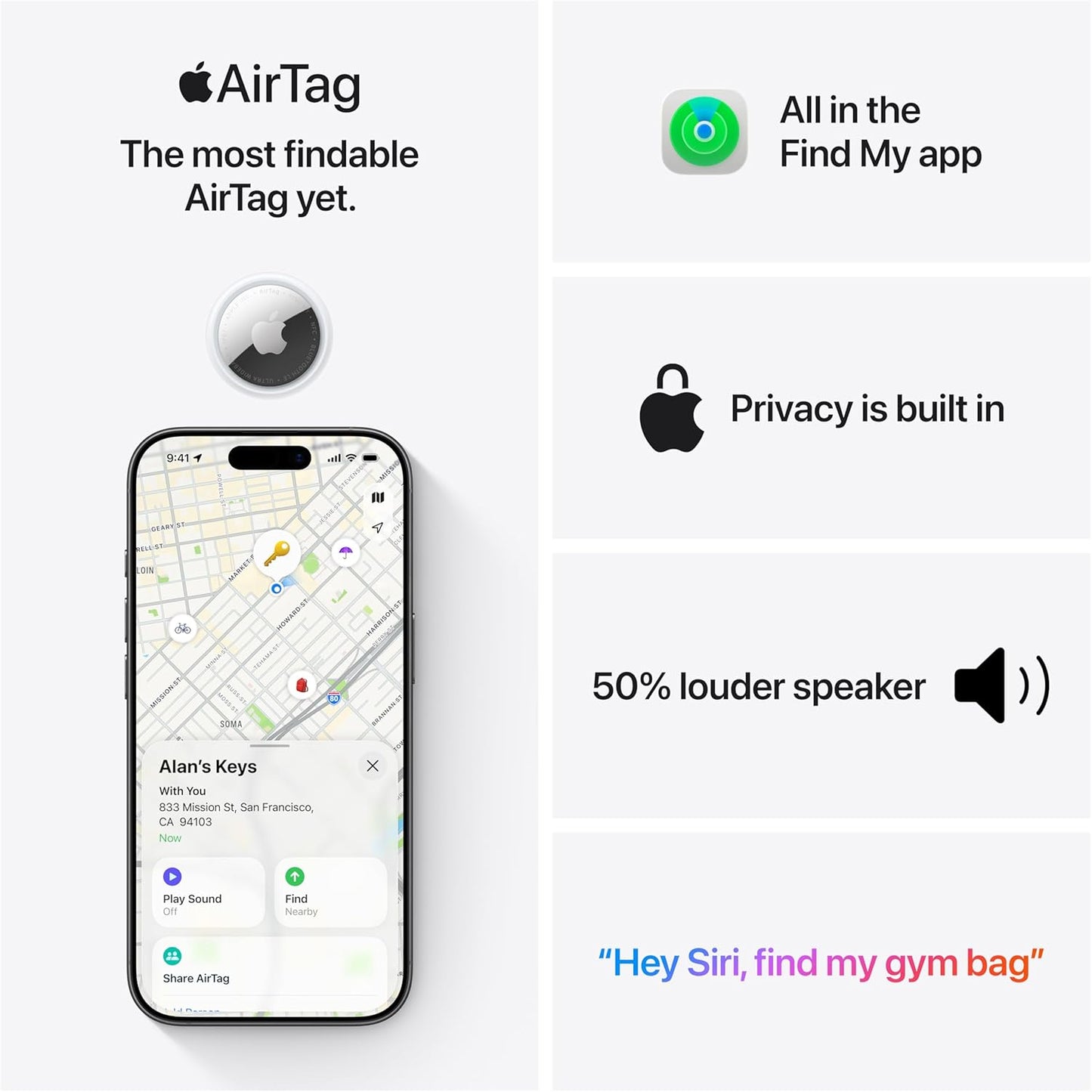 Apple AirTag 2nd Generation - Single Pack