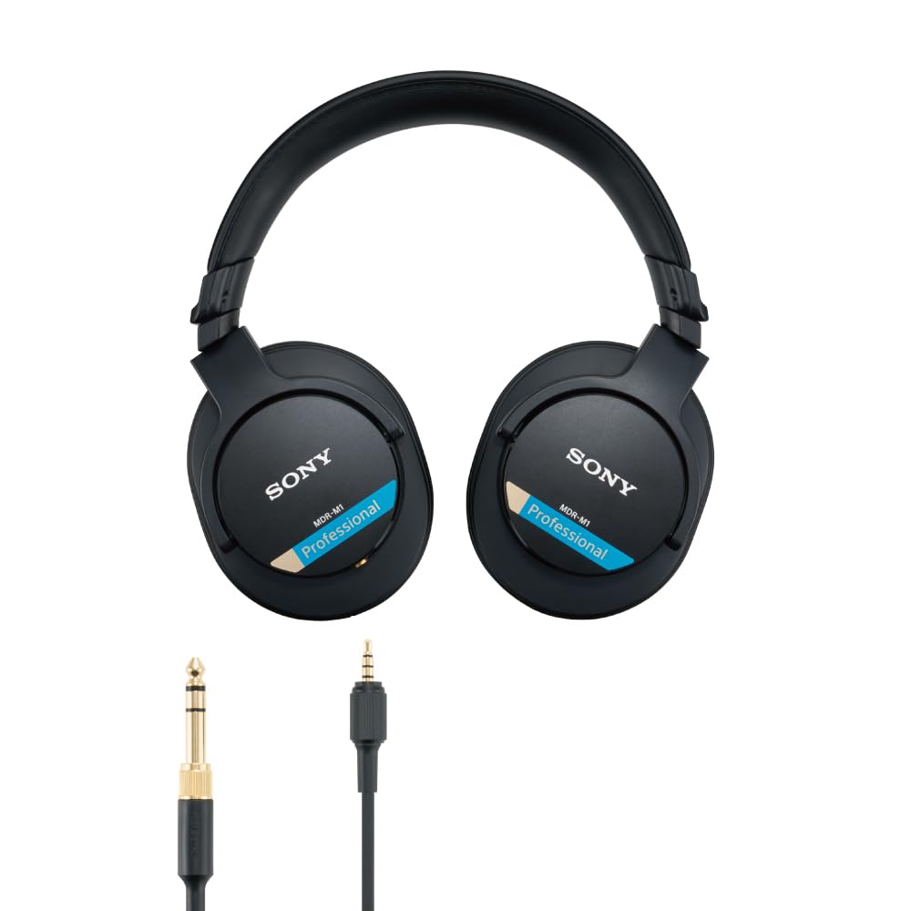 (Open Box) Sony MDR-M1 Professional Reference Closed Monitor Headphones