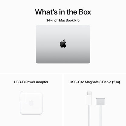 Apple MacBook Pro 14-in M3 8C CPU - 10C GPU, 16GB 1TB, Silver - MXE13LL/A (Spring 2024) + AppleCare