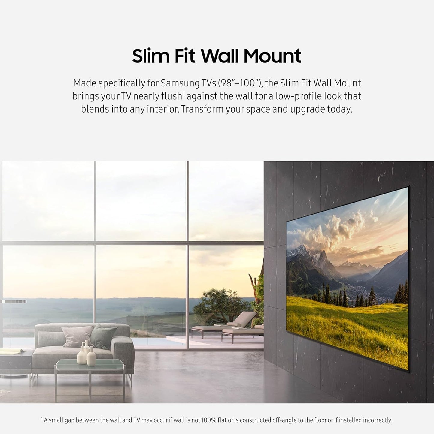 (Open Box) Samsung Slim Fit Wall Mount (98-in - 115-in) - WMN-D90EB/ZA - (2025)