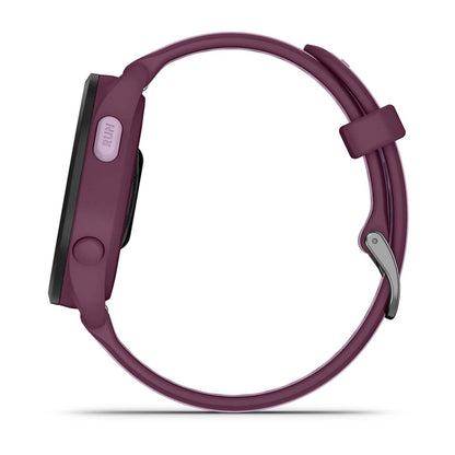 Garmin Forerunner 165 Music Fitness and Running Smartwatch, Berry / Lilac