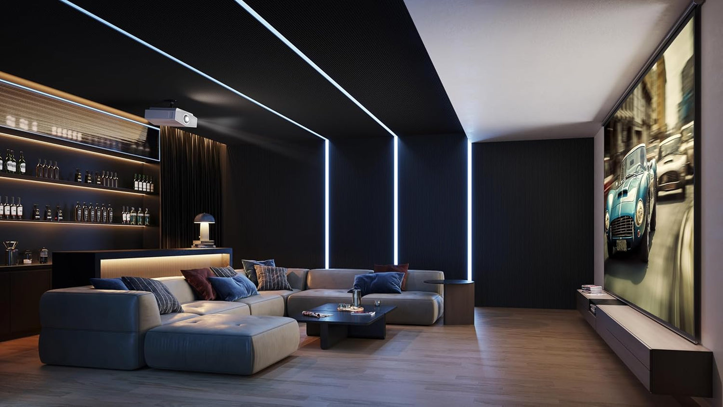 Sony BRAVIA Projector 8 - 4K HDR Laser Home Theater Projector with Native 4K SXRD Panel (VPL-XW6100ES), White