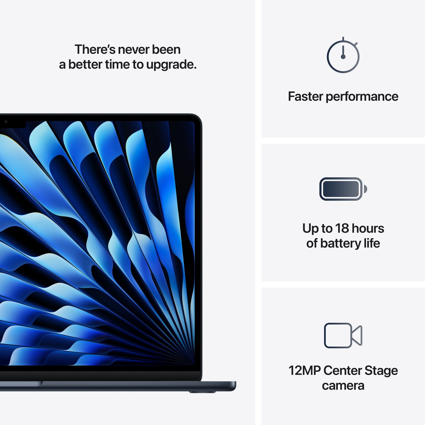 Apple 15-inch MacBook Air: M4 w/ 10-core CPU and 10-core GPU, 24GB, 512GB SSD - Midnight - MC6L4LL/A (2025)