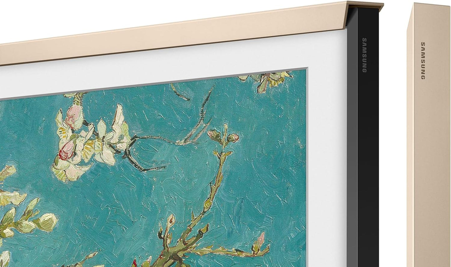 (Open Box) Samsung 75-in The Frame Customizable Bezel - Sand Gold Metal (VG-SCFC75SGM/ZA) for 2021-2024 Models