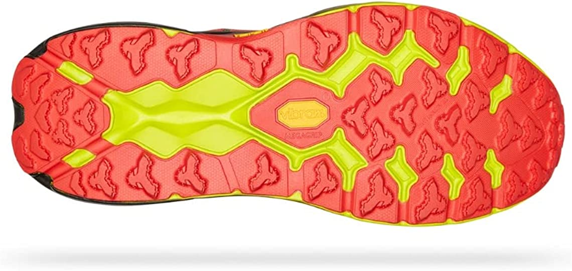 Hoka Speedgoat 5 Men's Trail Running Shoe -Thyme / Fiesta - Size 9.5