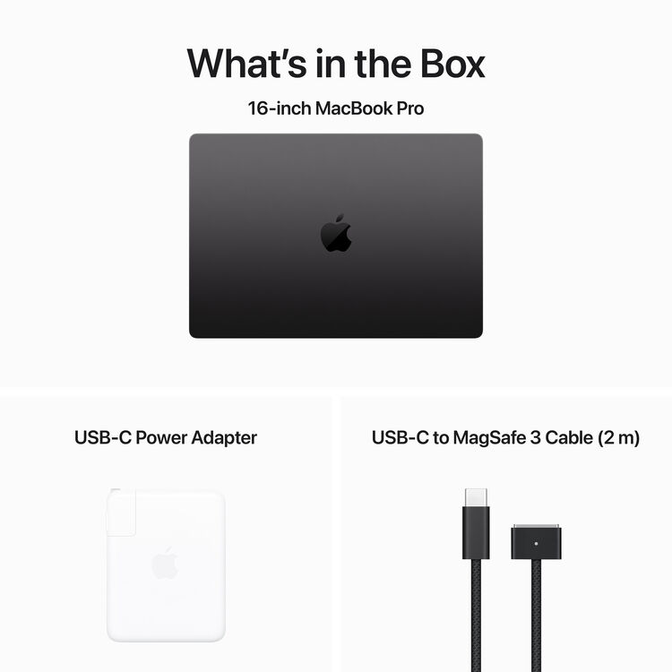 (CTO) Apple MacBook Pro 16-in - M3 Max 16C CPU - 40C GPU, 48GB, 2TB - (Fall 23) Z1AF001AB - Space Black