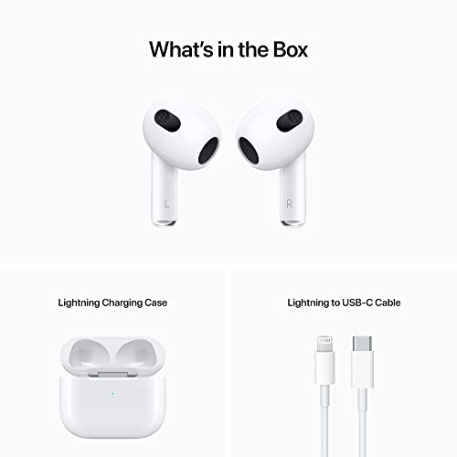 (Open Box) AirPods (3rd generation) with Lightning Charging Case - 2022