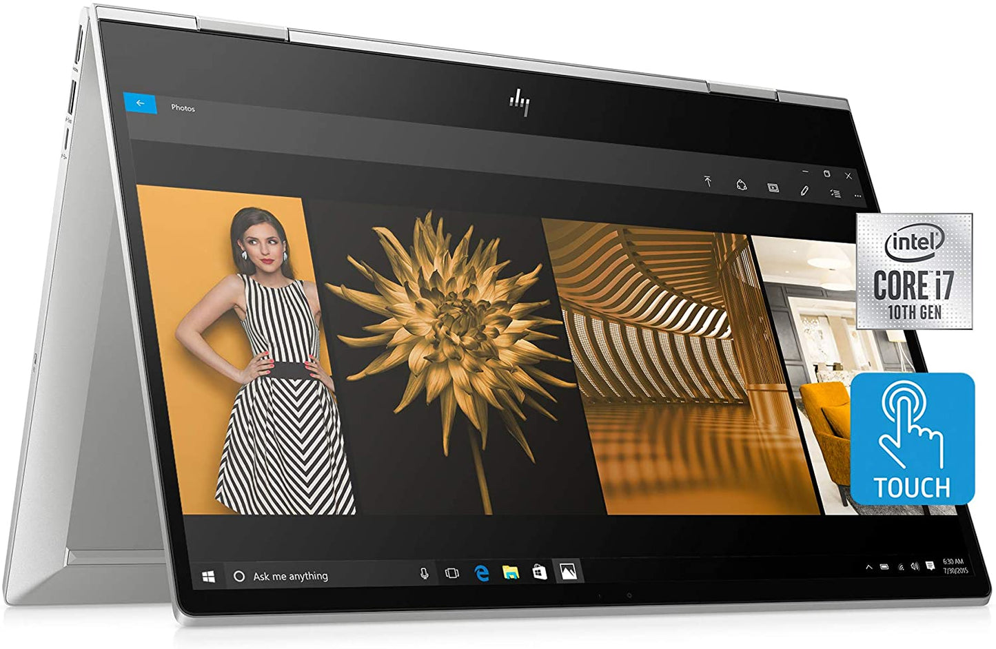 HP Envy X360 15.6-in Touch Laptop Computer i7 8GB 512GB - 15-dr1010nr - Silver