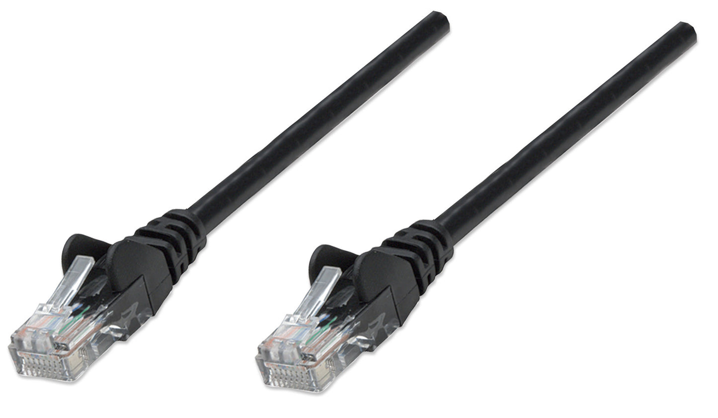 Intellinet Patch Cable, Cat5e, UTP, 5', Black