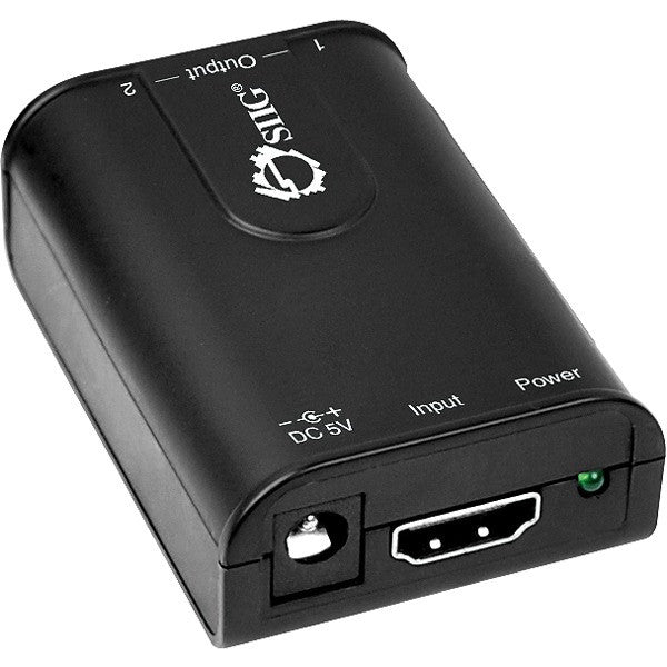 SIIG 2-Port HDMI Splitter with Audio - USB Powered