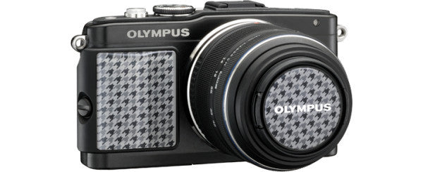 Olympus MCG-3PR Dress Up Hand Grip for E-PL5 & E-P3 (Gray Checked)
