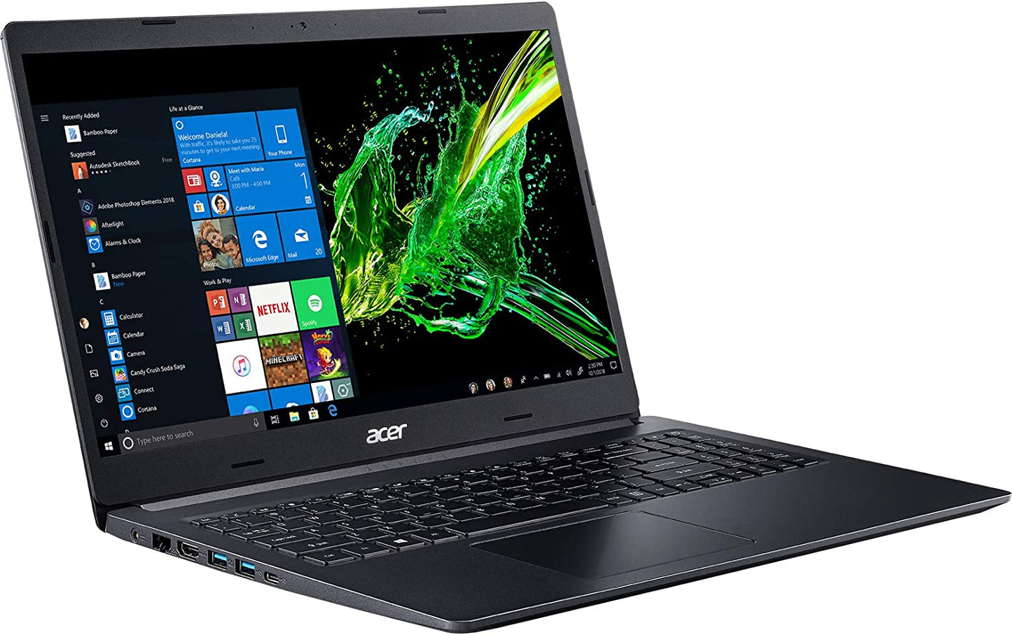 Acer Aspire 5 A515-54-76TA 15.6" Notebook - Core i7 12 GB RAM - 512 GB SSD - Black