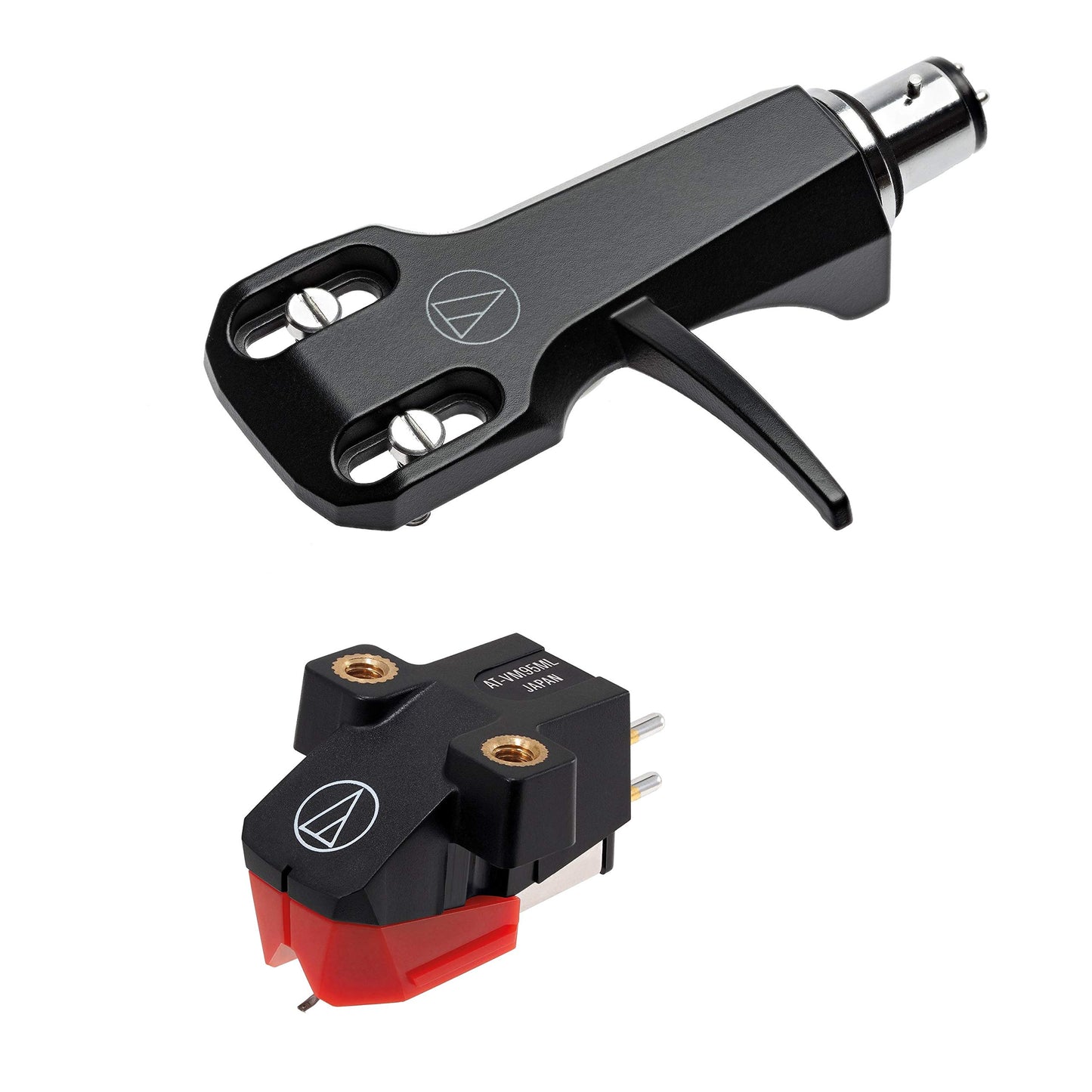 Audio-Technica AT-VM95ML/H Turntable Headshell/Cartridge Combo Kit Red