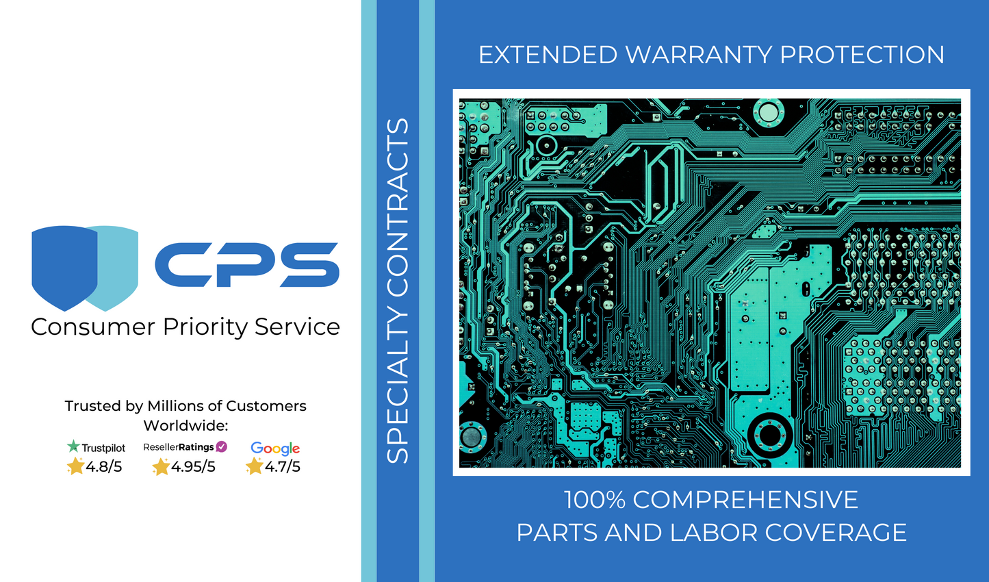 CPS 3 Year Extended Warranty under $1500 - For OEM Products