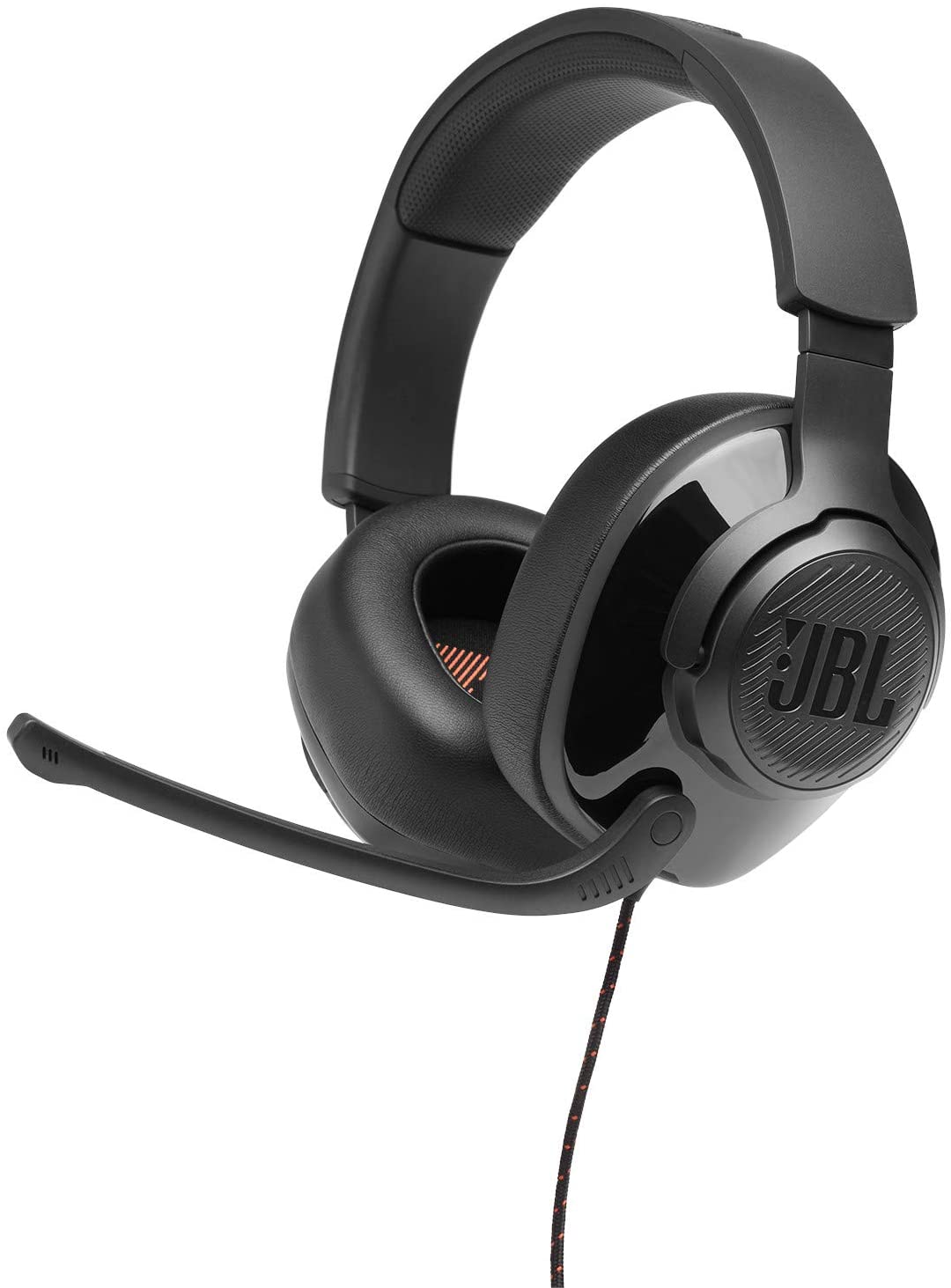 JBL Quantum 200 Wired Over-Ear Gaming Headset, Black