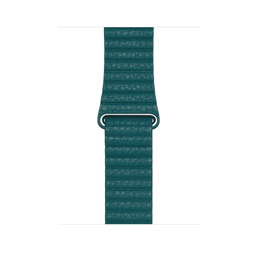 Apple 44mm Peacock Leather Loop - Large for Watch
