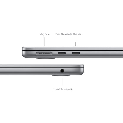 Apple MacBook Air 13-in M3 8C CPU - 8C GPU, 8GB 256GB, Space Gray - MRXN3LL/A (Spring 2024) + AppleCare