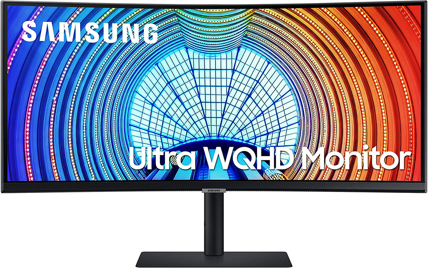 (Open Box) Samsung ViewFinity S65U 34-in WQHD 3440x1440 Curved VA Computer Monitor
