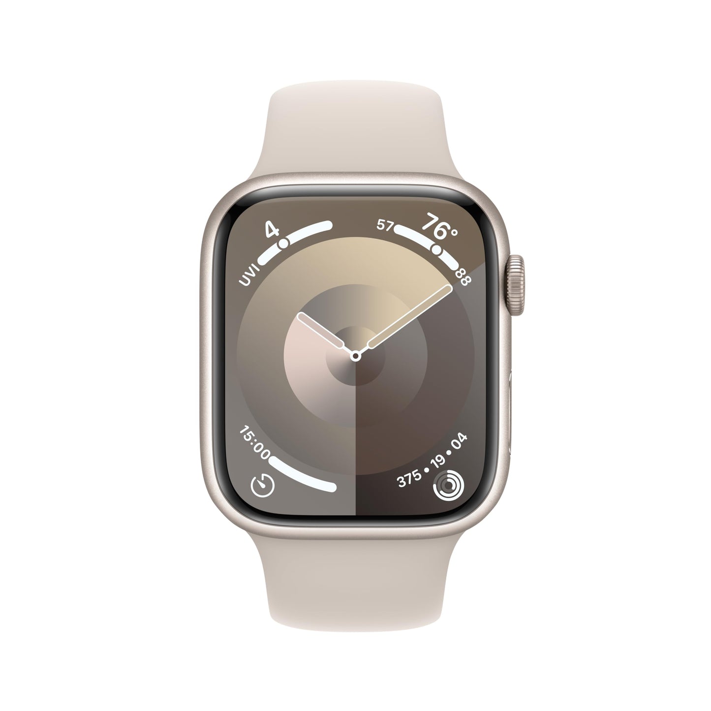 (Open Box) Apple Watch Series 9 GPS + Cellular 45mm Starlight Aluminum Case with Starlight Sport Band - S/M (2023)