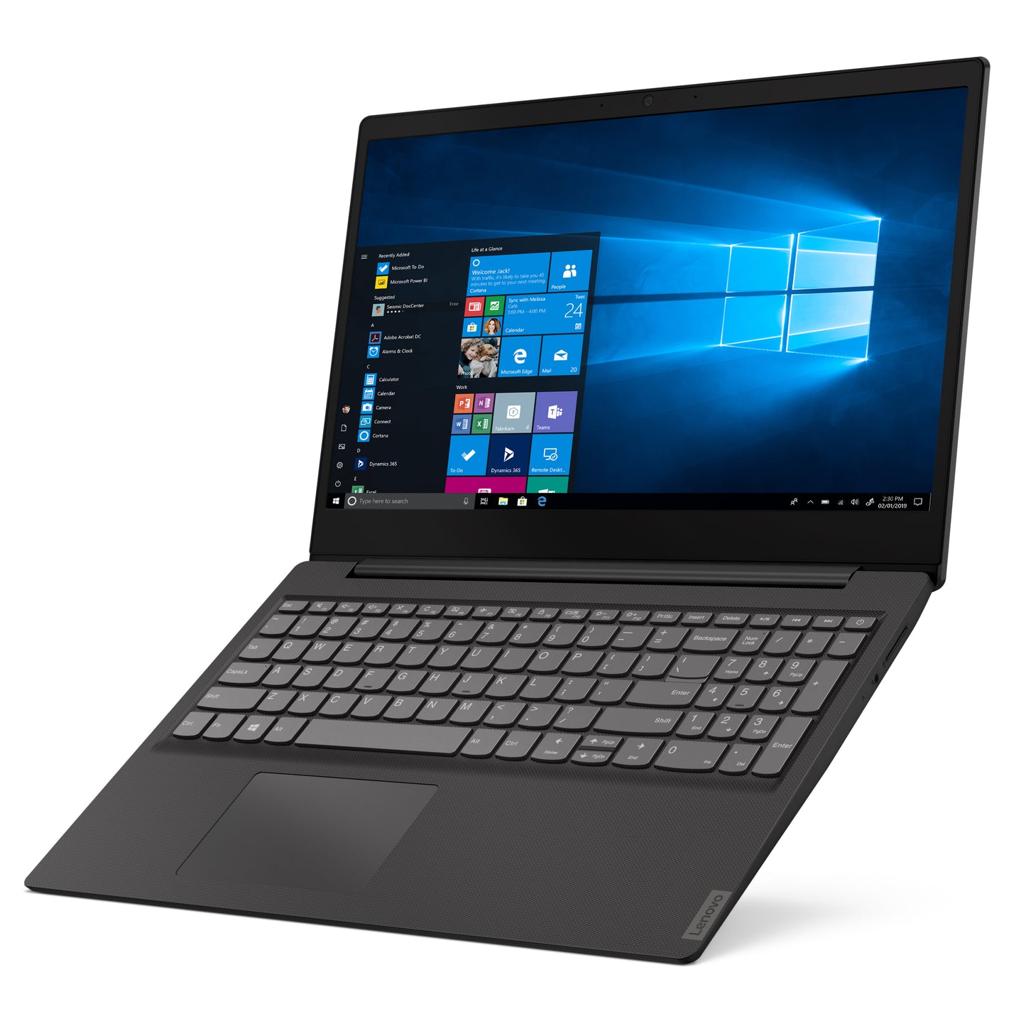Lenovo ideapad S145 15.6-in Laptop Computer 4GB, 128GB SSD, Windows 10 - Black - 81UT004UUS
