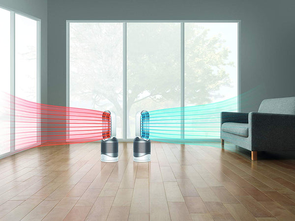 Dyson HP01 Pure Hot + Cool, HEPA Air Purifier, Space Heater and Fan, W