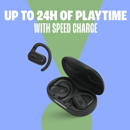 JBL Soundgear Sense TWS Open Ear Headphones - Black