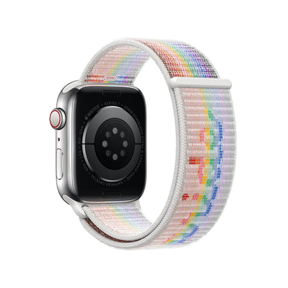 Apple 45mm Pride Edition Sport Loop - Rainbow - MU9R3AM/A