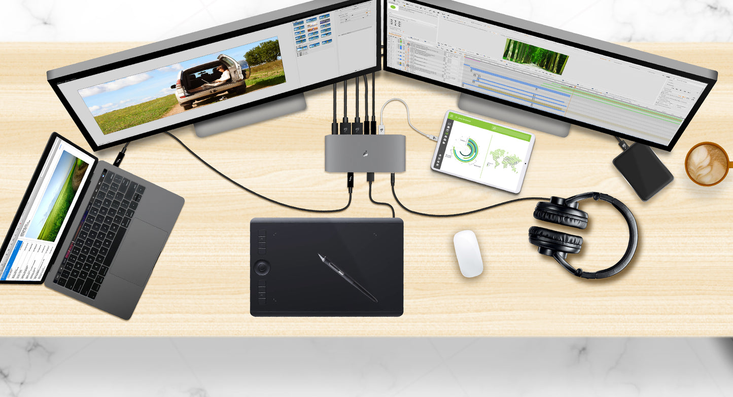 IOGEAR Quantum Dual Mode Thunderbolt™ 3 Dock Pro™ Station