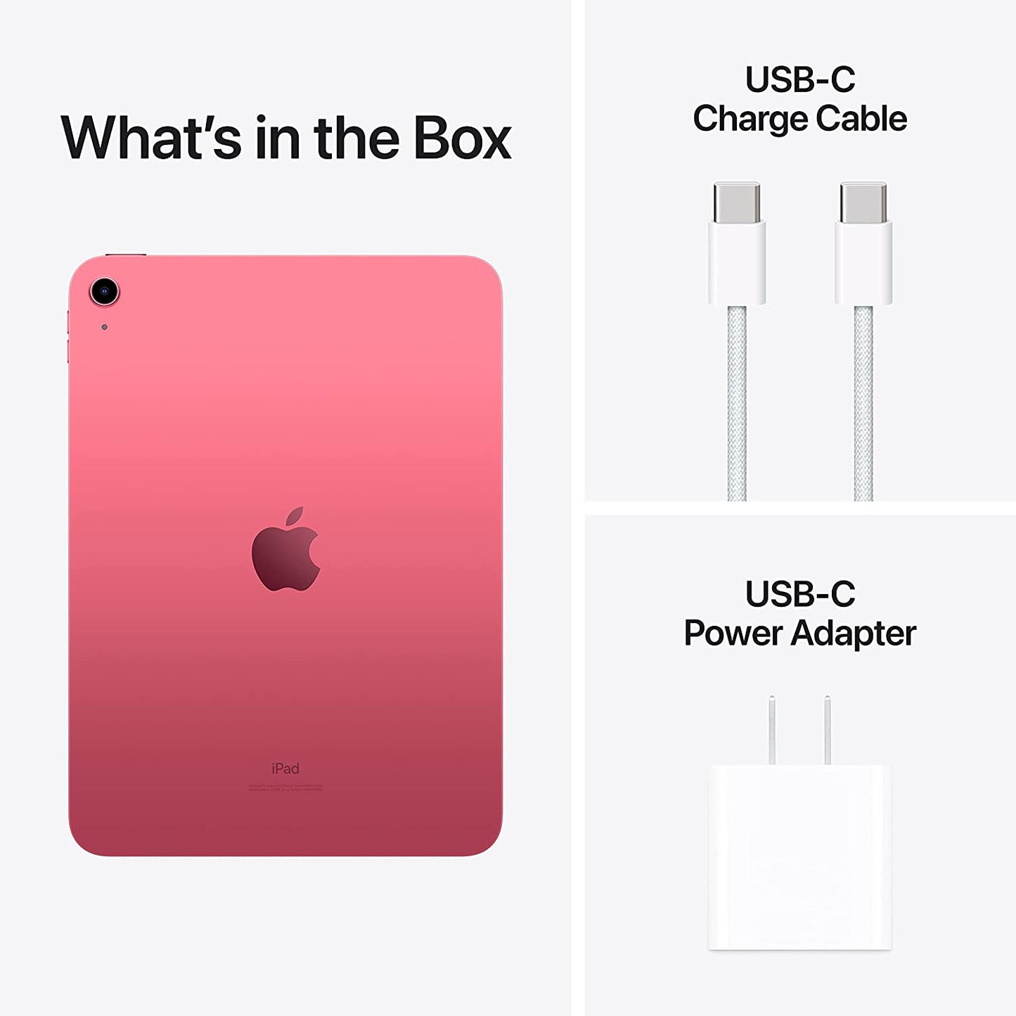 (Open Box) Apple 10.9-in iPad Wi-Fi 256GB - Pink - MPQC3LL/A (10th Gen)