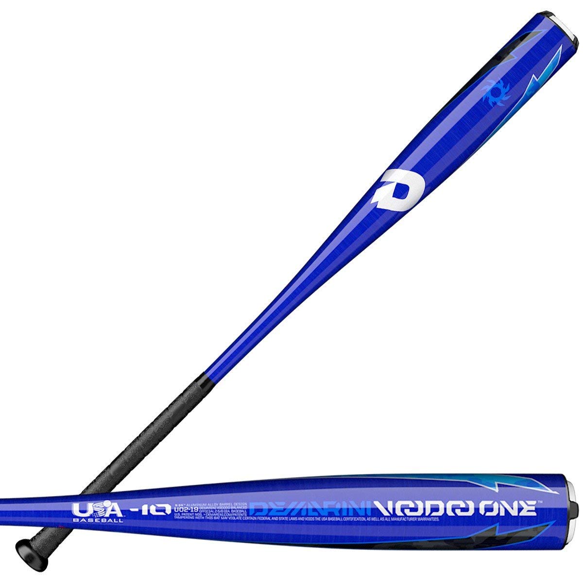 DeMarini 2019 Voodoo One Balanced (-10) 2 5/8 USA Baseball Bat, 28/18