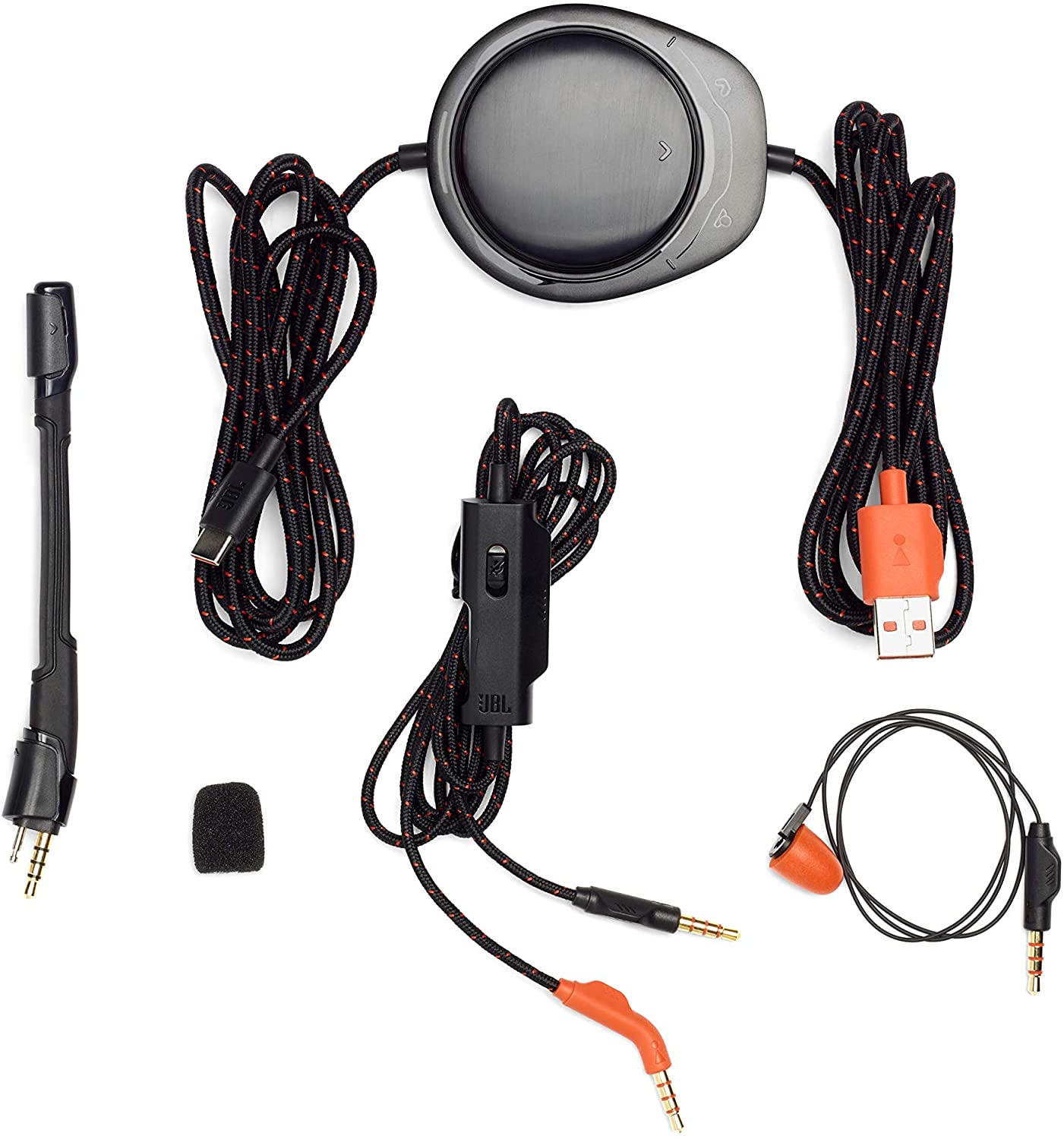 JBL Quantum ONE Wired Over-Ear Gaming Headset, Black