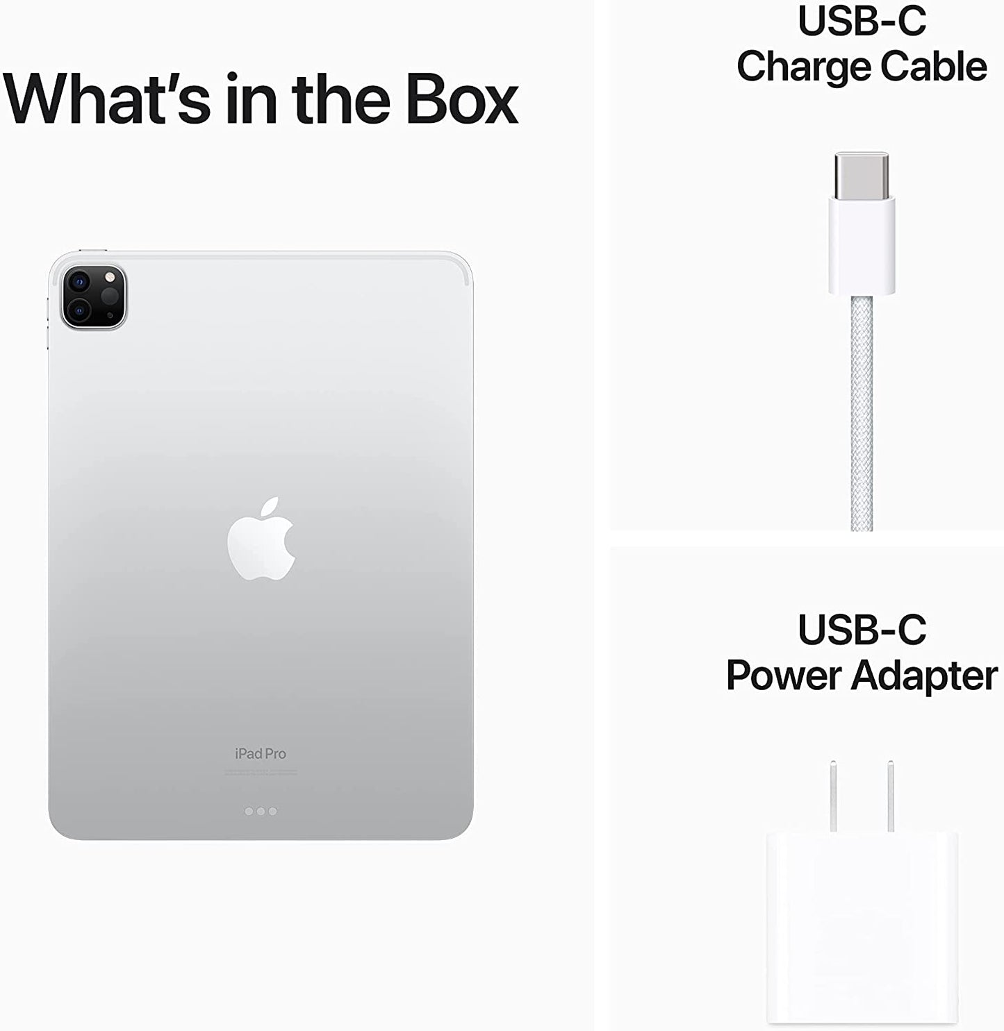 (Open Box) Apple 11-in iPad Pro Wi-Fi 128GB - Silver - MNXE3LL/A (4th Gen)